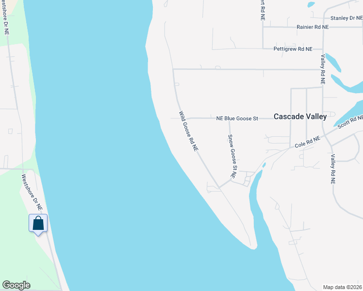 map of restaurants, bars, coffee shops, grocery stores, and more near 3102 Wild Goose Road Northeast in Moses Lake