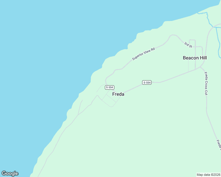 map of restaurants, bars, coffee shops, grocery stores, and more near 3rd Street in Atlantic Mine