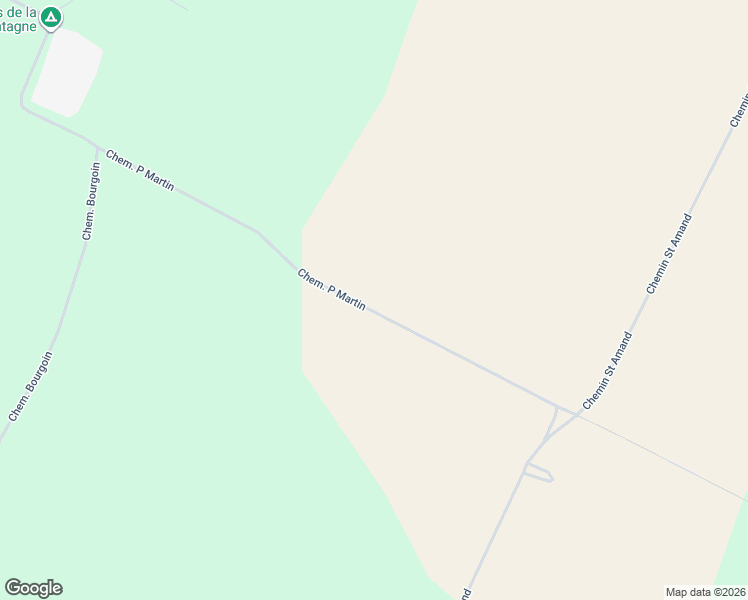 map of restaurants, bars, coffee shops, grocery stores, and more near 110 Chemin P Martin in Saint-André