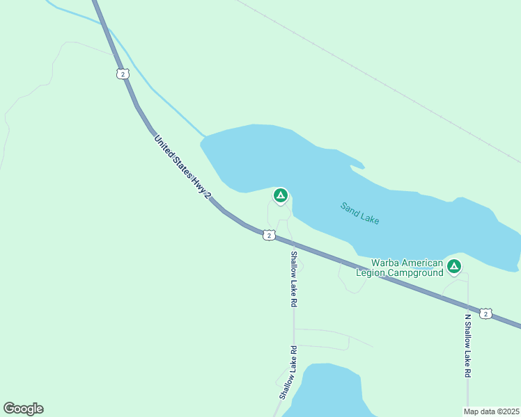 map of restaurants, bars, coffee shops, grocery stores, and more near 21420 U.S. 2 in Warba