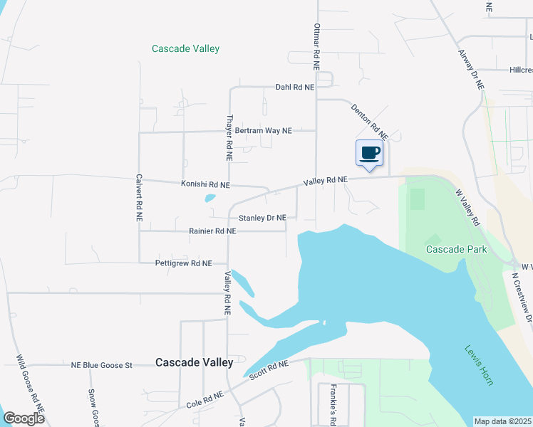 map of restaurants, bars, coffee shops, grocery stores, and more near 7864 Stanley Drive Northeast in Moses Lake
