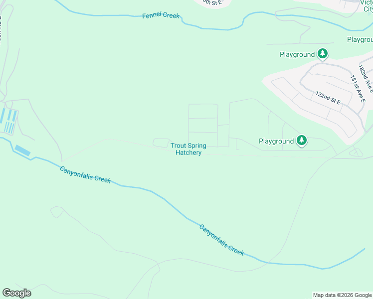map of restaurants, bars, coffee shops, grocery stores, and more near 17030 127th Street Court East in Bonney Lake