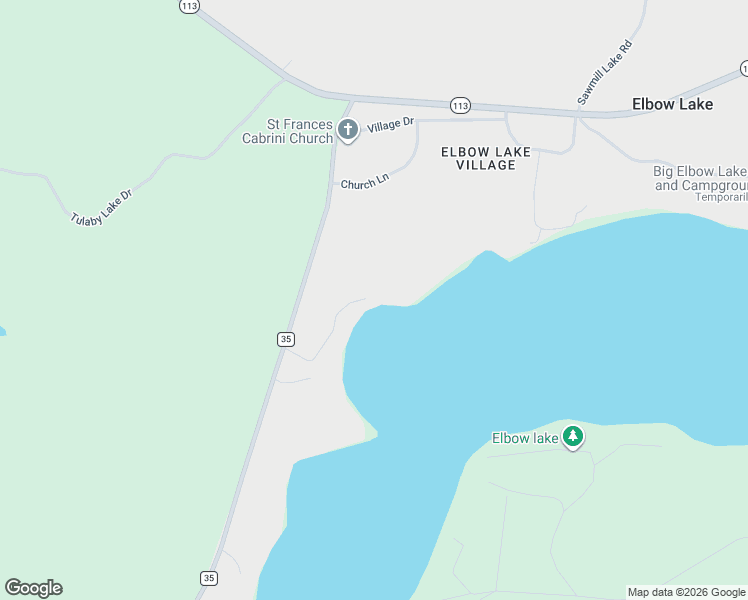 map of restaurants, bars, coffee shops, grocery stores, and more near 39589 Elbow Lane in Waubun