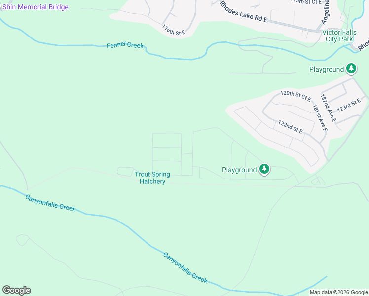 map of restaurants, bars, coffee shops, grocery stores, and more near 12625 172nd Avenue Court East in Bonney Lake