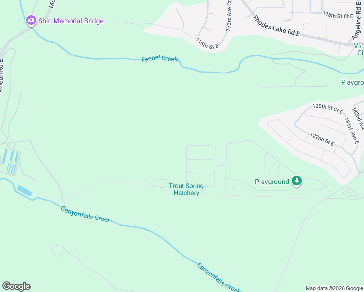 map of restaurants, bars, coffee shops, grocery stores, and more near 12606 170th Avenue Court East in Bonney Lake