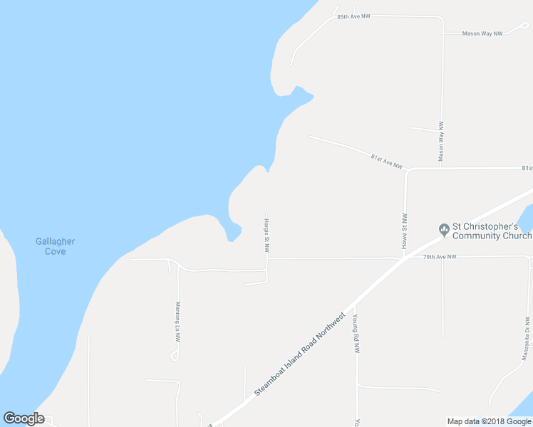 map of restaurants, bars, coffee shops, grocery stores, and more near 8740 Hargis Street Northwest in Olympia