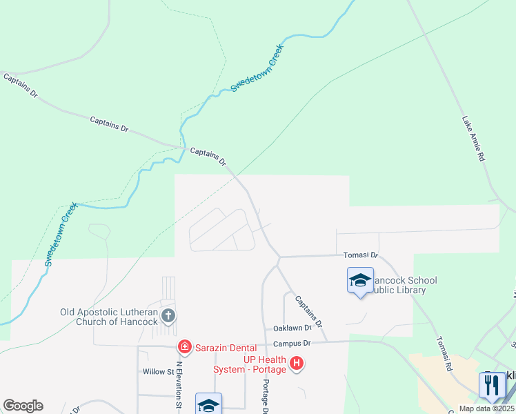 map of restaurants, bars, coffee shops, grocery stores, and more near in Hancock