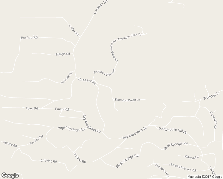 map of restaurants, bars, coffee shops, grocery stores, and more near Thornton Creek Lane in Kittitas County