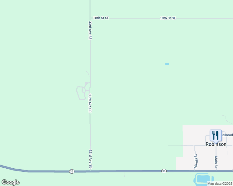 map of restaurants, bars, coffee shops, grocery stores, and more near in Robinson