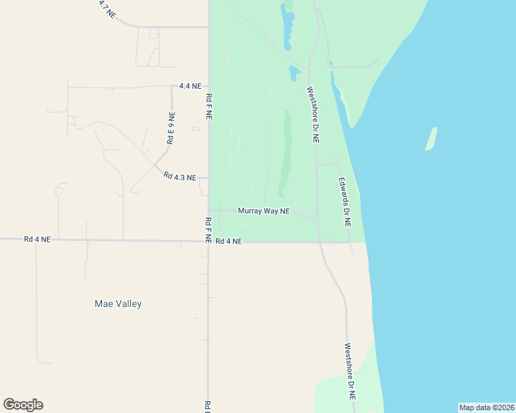 map of restaurants, bars, coffee shops, grocery stores, and more near 4137 Hedman Court in Moses Lake