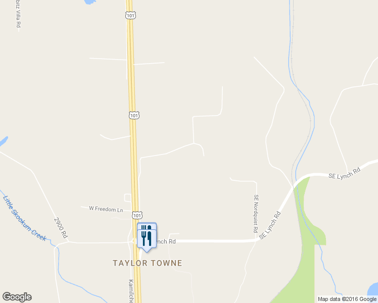 map of restaurants, bars, coffee shops, grocery stores, and more near 500 Southeast Brewer Road in Shelton