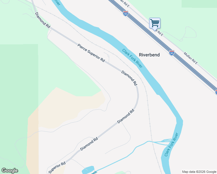 map of restaurants, bars, coffee shops, grocery stores, and more near 3964 Diamond Road in Superior