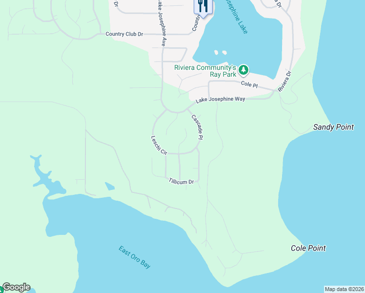 map of restaurants, bars, coffee shops, grocery stores, and more near 11824 112th Avenue in Anderson Island