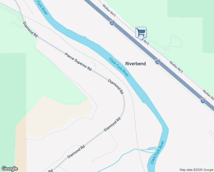 map of restaurants, bars, coffee shops, grocery stores, and more near 3964 Diamond Road in Superior