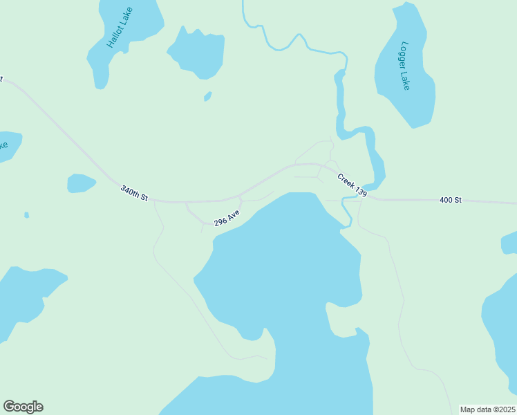 map of restaurants, bars, coffee shops, grocery stores, and more near 2373 340th Street in Waubun