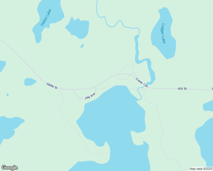 map of restaurants, bars, coffee shops, grocery stores, and more near 2373 340th Street in Waubun