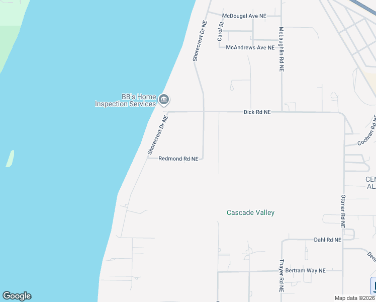 map of restaurants, bars, coffee shops, grocery stores, and more near 7342 Redmond Road Northeast in Moses Lake