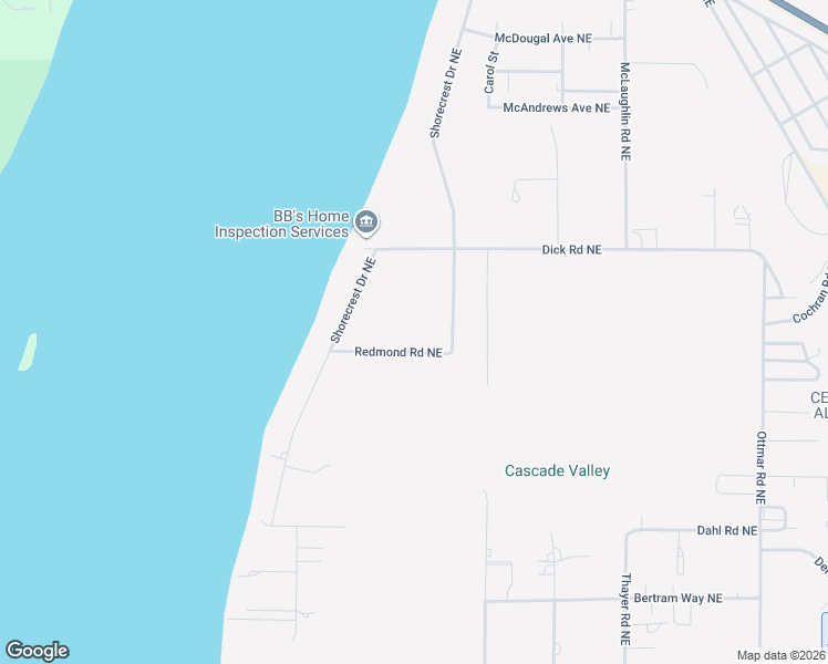 map of restaurants, bars, coffee shops, grocery stores, and more near 7342 Redmond Road Northeast in Moses Lake