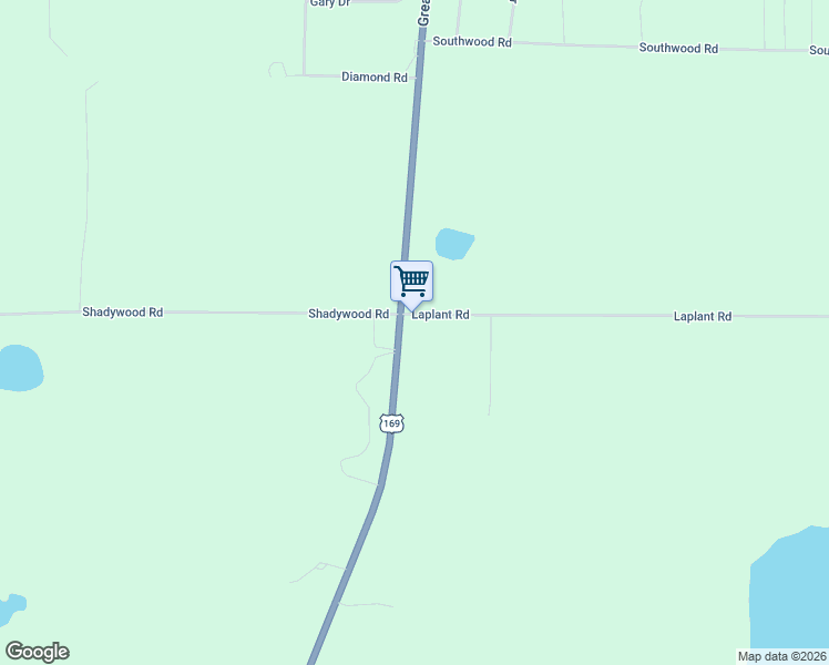 map of restaurants, bars, coffee shops, grocery stores, and more near 18974 U.S. 169 in Grand Rapids