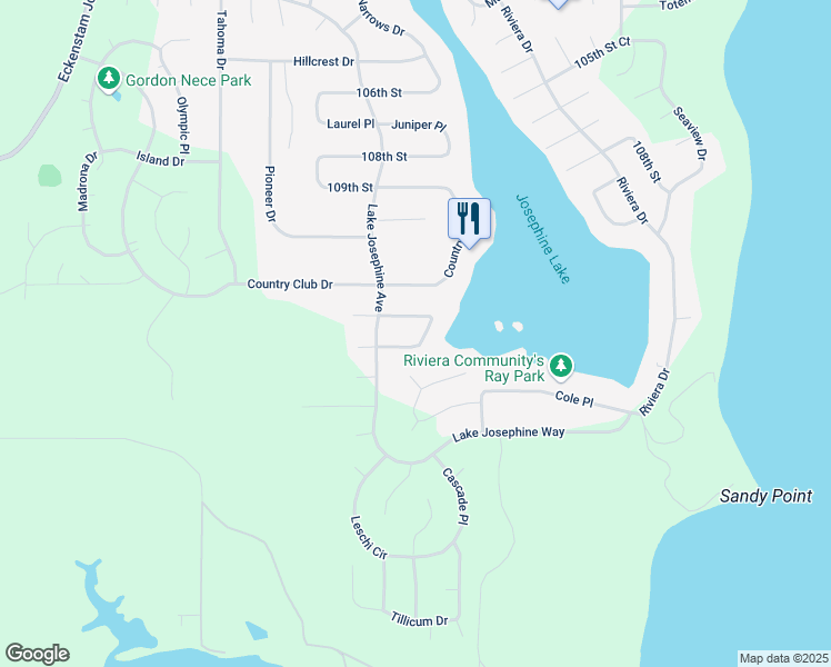 map of restaurants, bars, coffee shops, grocery stores, and more near 11202 Bayview Place in Anderson Island