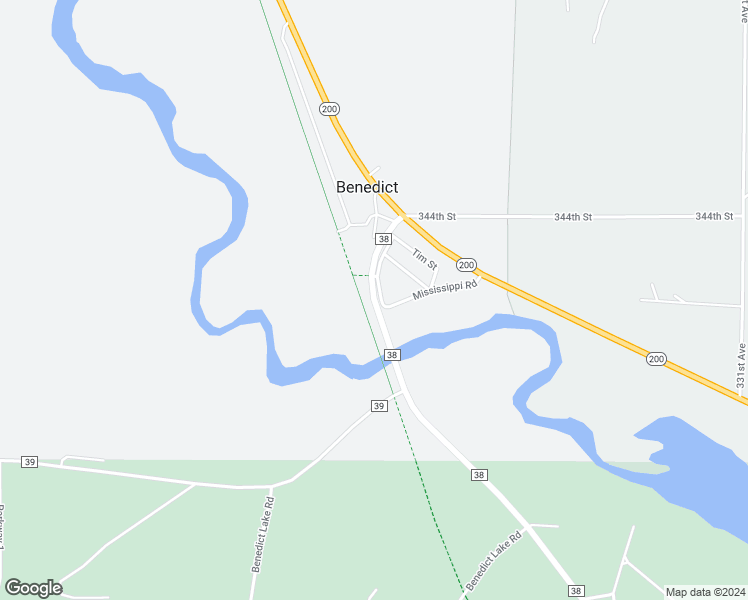 map of restaurants, bars, coffee shops, grocery stores, and more near in Benedict