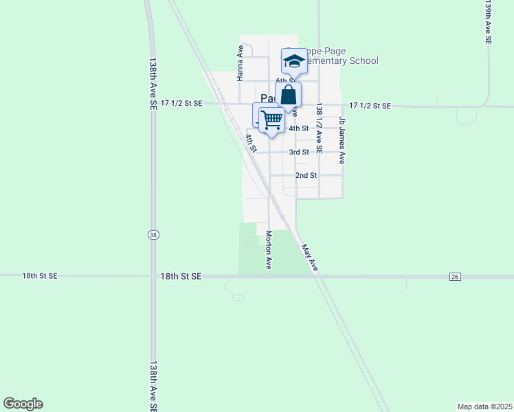 map of restaurants, bars, coffee shops, grocery stores, and more near 103 1st St in Page