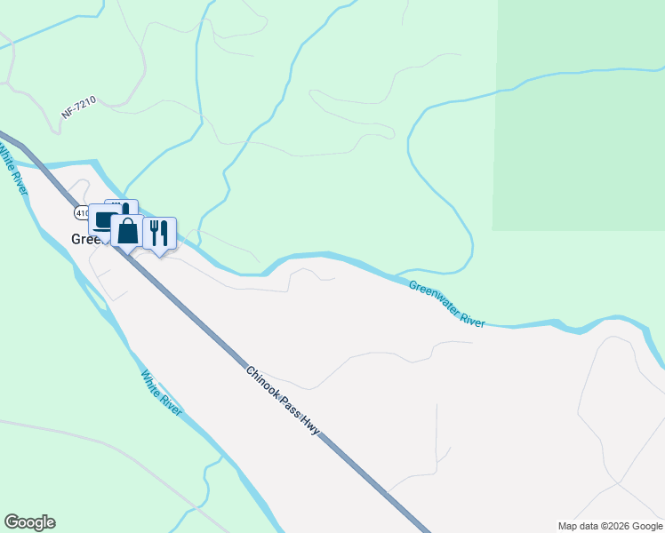 map of restaurants, bars, coffee shops, grocery stores, and more near 59211 Lumpy Lane East in Enumclaw