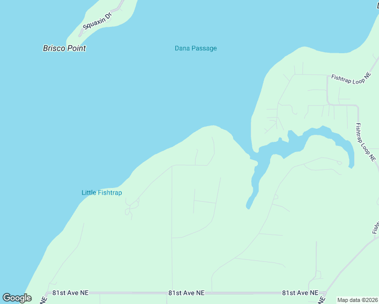 map of restaurants, bars, coffee shops, grocery stores, and more near 8609 Island View Drive Northeast in Olympia