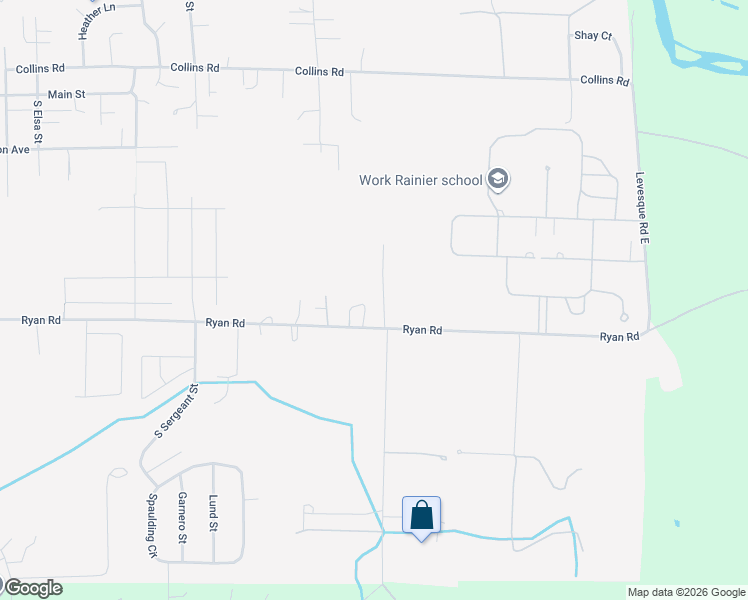 map of restaurants, bars, coffee shops, grocery stores, and more near 1848 Ryan Road in Buckley