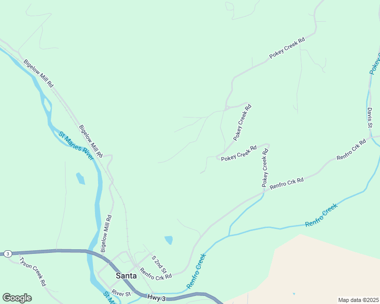 map of restaurants, bars, coffee shops, grocery stores, and more near 100 Bachelor Lane in Saint Maries