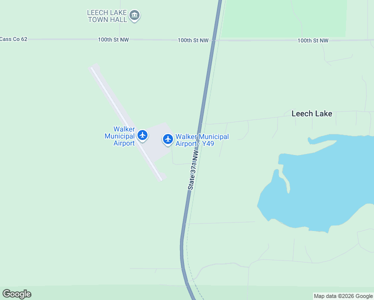 map of restaurants, bars, coffee shops, grocery stores, and more near 9793 Minnesota 371 in Cass Lake