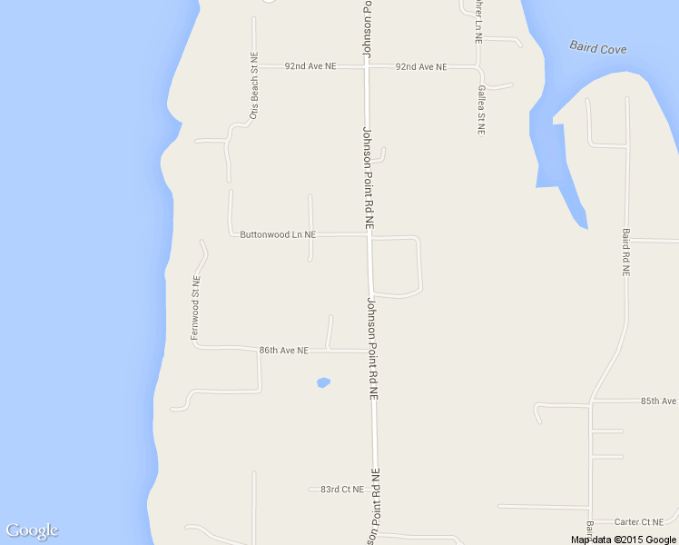 map of restaurants, bars, coffee shops, grocery stores, and more near 8731 Johnson Point Road Northeast in Olympia