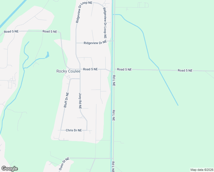 map of restaurants, bars, coffee shops, grocery stores, and more near 4883 Brent Road Northeast in Moses Lake