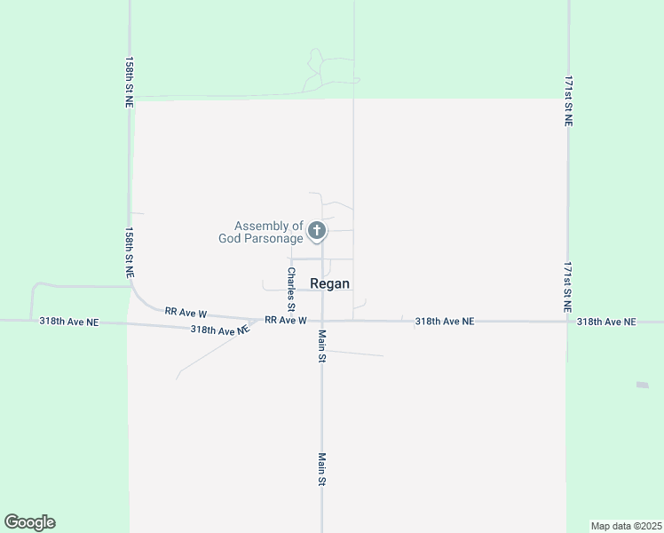 map of restaurants, bars, coffee shops, grocery stores, and more near in Regan