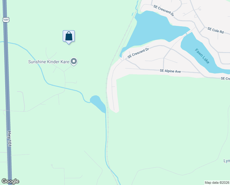 map of restaurants, bars, coffee shops, grocery stores, and more near 280 Southeast Fuchsia Avenue in Shelton