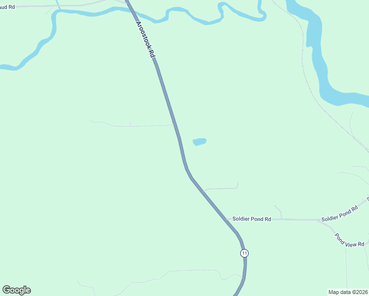 map of restaurants, bars, coffee shops, grocery stores, and more near 1448 Aroostook Road in Wallagrass
