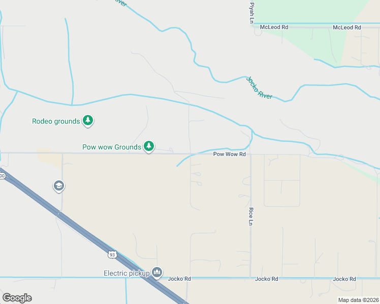 map of restaurants, bars, coffee shops, grocery stores, and more near 33522 Pow Wow Road in Arlee