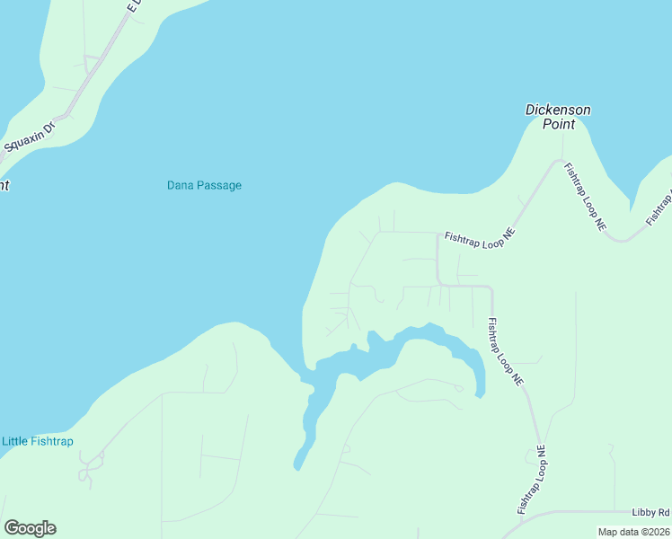 map of restaurants, bars, coffee shops, grocery stores, and more near 2708 Fishtrap Road Northeast in Olympia
