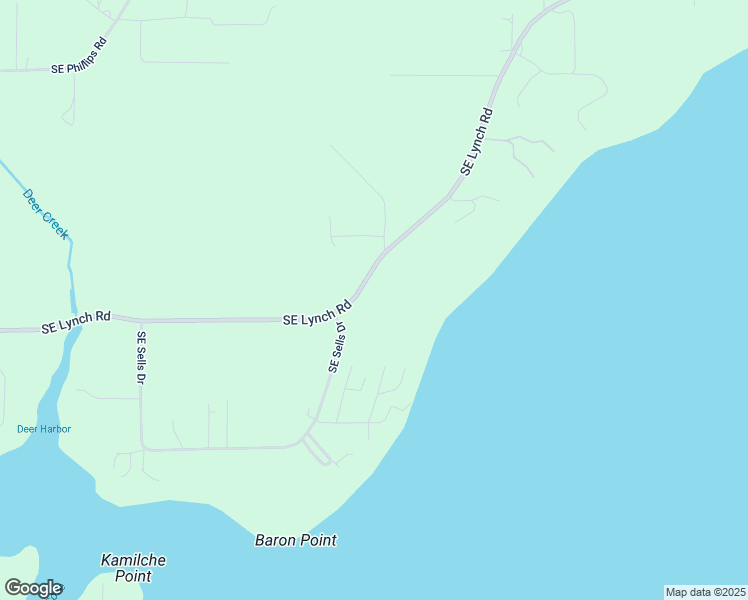 map of restaurants, bars, coffee shops, grocery stores, and more near 4880 Southeast Lynch Road in Shelton