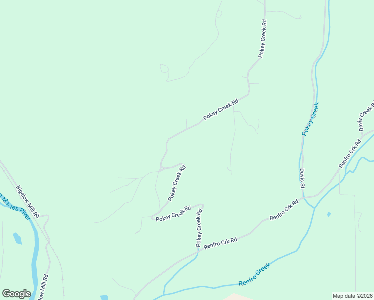 map of restaurants, bars, coffee shops, grocery stores, and more near 988 Pokey Creek Road in Saint Maries