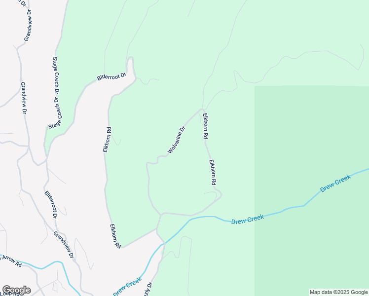 map of restaurants, bars, coffee shops, grocery stores, and more near 1225 Elkhorn Road in Seeley Lake