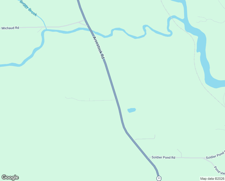 map of restaurants, bars, coffee shops, grocery stores, and more near 1448 Aroostook Road in Wallagrass