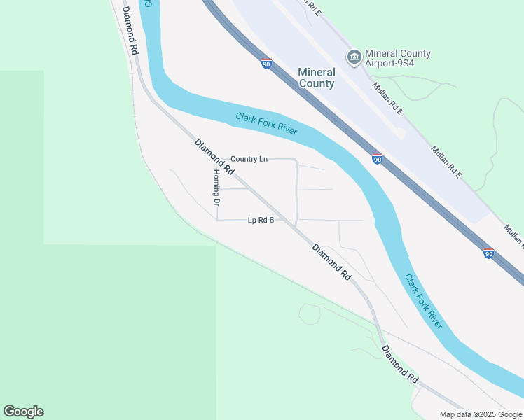 map of restaurants, bars, coffee shops, grocery stores, and more near 21 Lp Road B in Superior