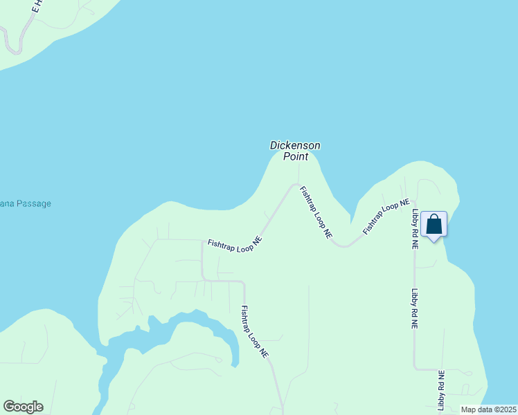 map of restaurants, bars, coffee shops, grocery stores, and more near 3216 Fishtrap Loop Northeast in Olympia
