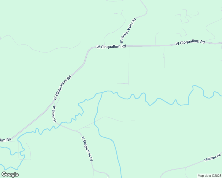 map of restaurants, bars, coffee shops, grocery stores, and more near 242 West Loertscher Road in Shelton