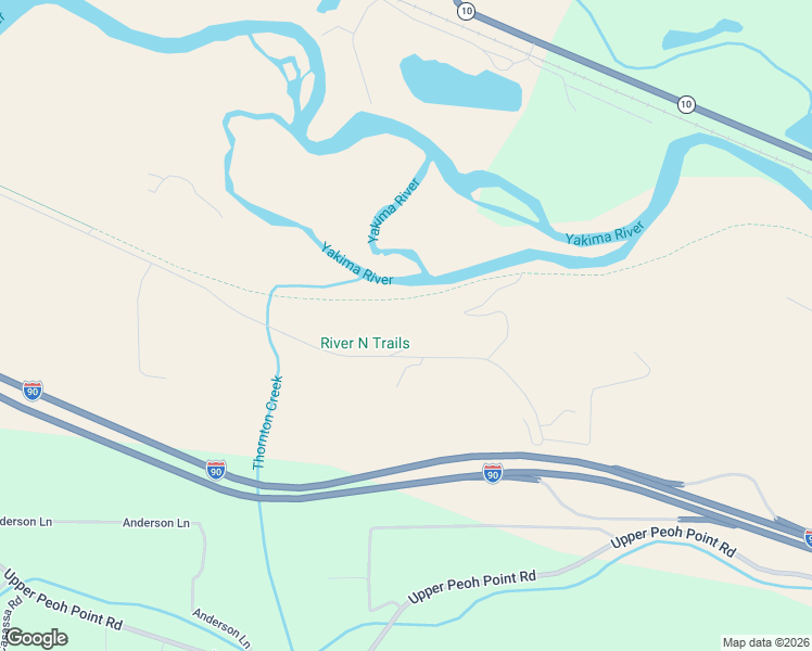 map of restaurants, bars, coffee shops, grocery stores, and more near 7491 Lower Peoh Point Road in Cle Elum