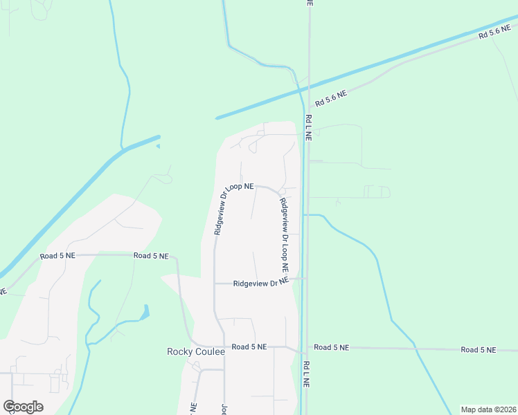 map of restaurants, bars, coffee shops, grocery stores, and more near 5397 Janel Court Northeast in Moses Lake