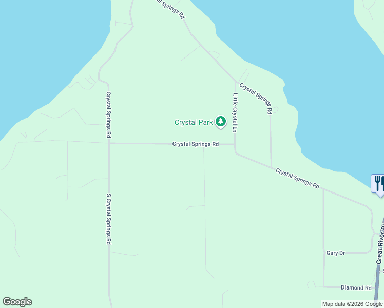 map of restaurants, bars, coffee shops, grocery stores, and more near 33701 Crystal Springs Road in Grand Rapids