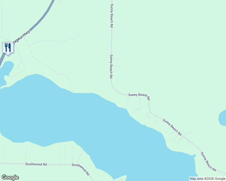 map of restaurants, bars, coffee shops, grocery stores, and more near 32172 Sunny Beach Road in Grand Rapids