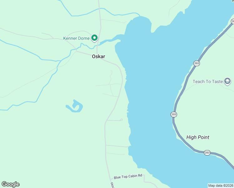 map of restaurants, bars, coffee shops, grocery stores, and more near 52035 Houghton Canal Road in Houghton